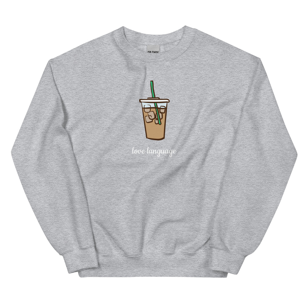 ALLSZN Love Iced Coffee Sweatshirt