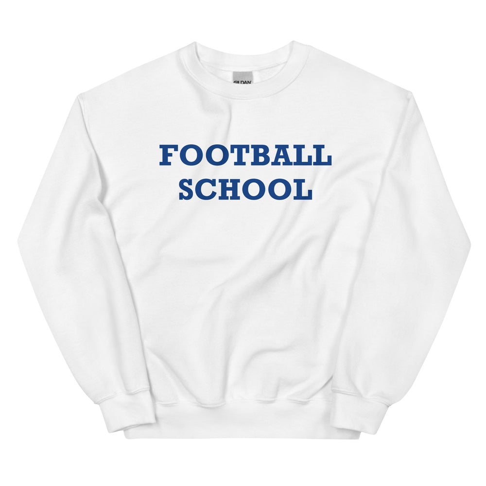 Football School Sweatshirt Blue
