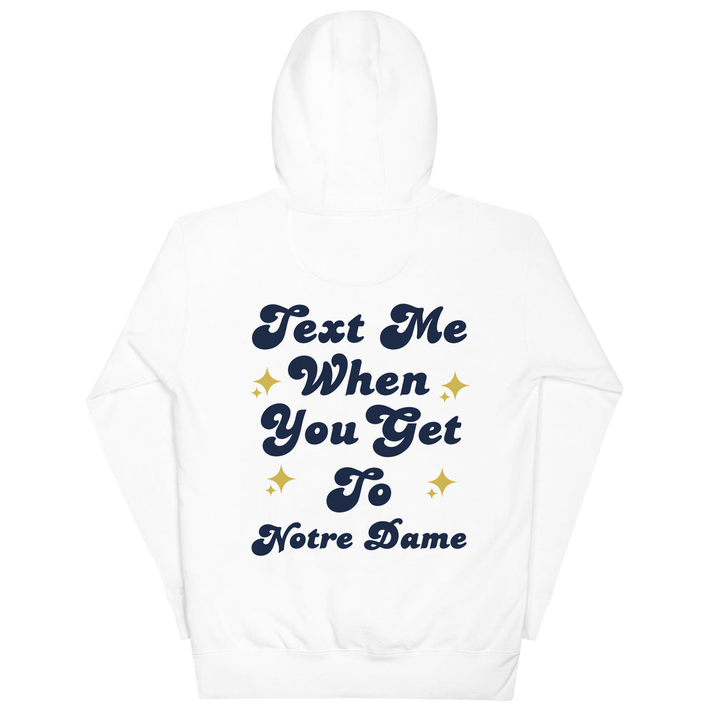 Text Me Notre Dame Hoodie
