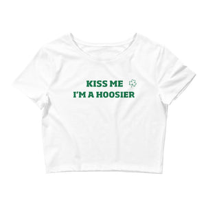 St. Paddy's  Kiss Me Indiana Hoosier Baby Tee