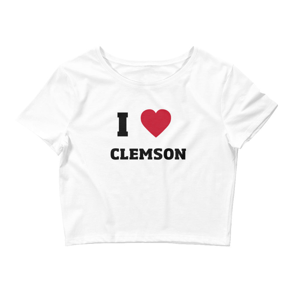 I Love Clemson Baby Tee