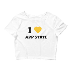 I Love App State Gameday Baby Tee