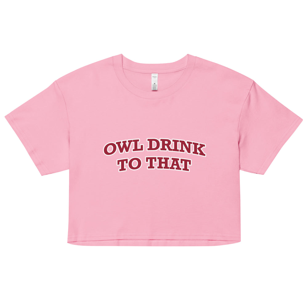Owl Drink to That Baby Tee