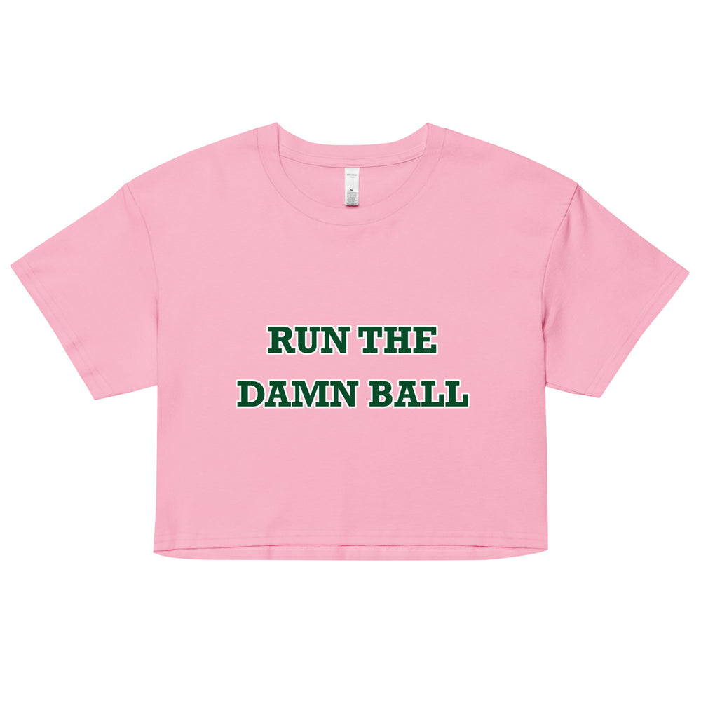 
                
                    Load image into Gallery viewer, Run The Ball Baby Tee Green
                
            
