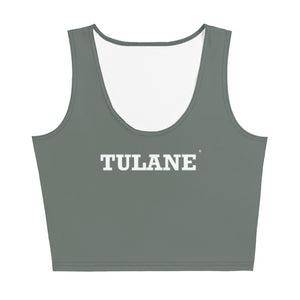 Tulane Sporty Crop Top Sage