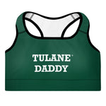 Tulane Daddy Sports Bra Green
