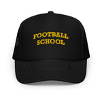 Football School Trucker Hat Yellow