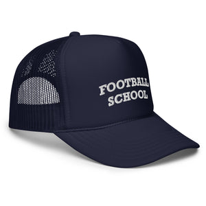 Football School Trucker Hat Navy