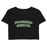 Football School Crop Top Green