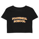 Football School Crop Top Orange