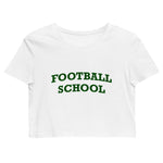 Football School Crop Top Green