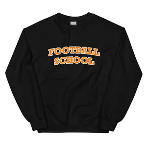 Football School Sweatshirt Orange