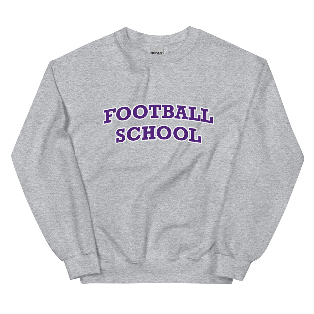 Football School Sweatshirt Purple