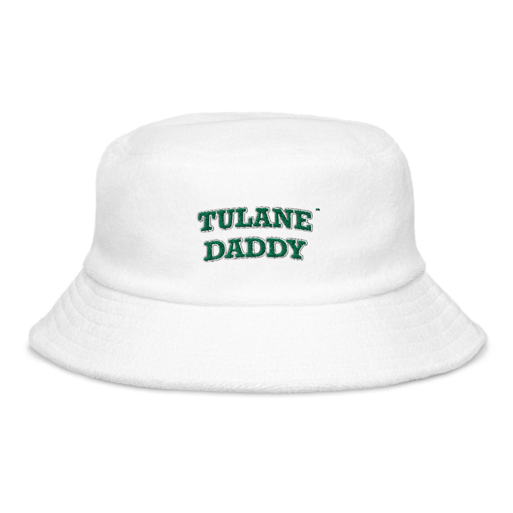 
                
                    Load image into Gallery viewer, Tulane Daddy Terry Cloth Bucket Hat
                
            